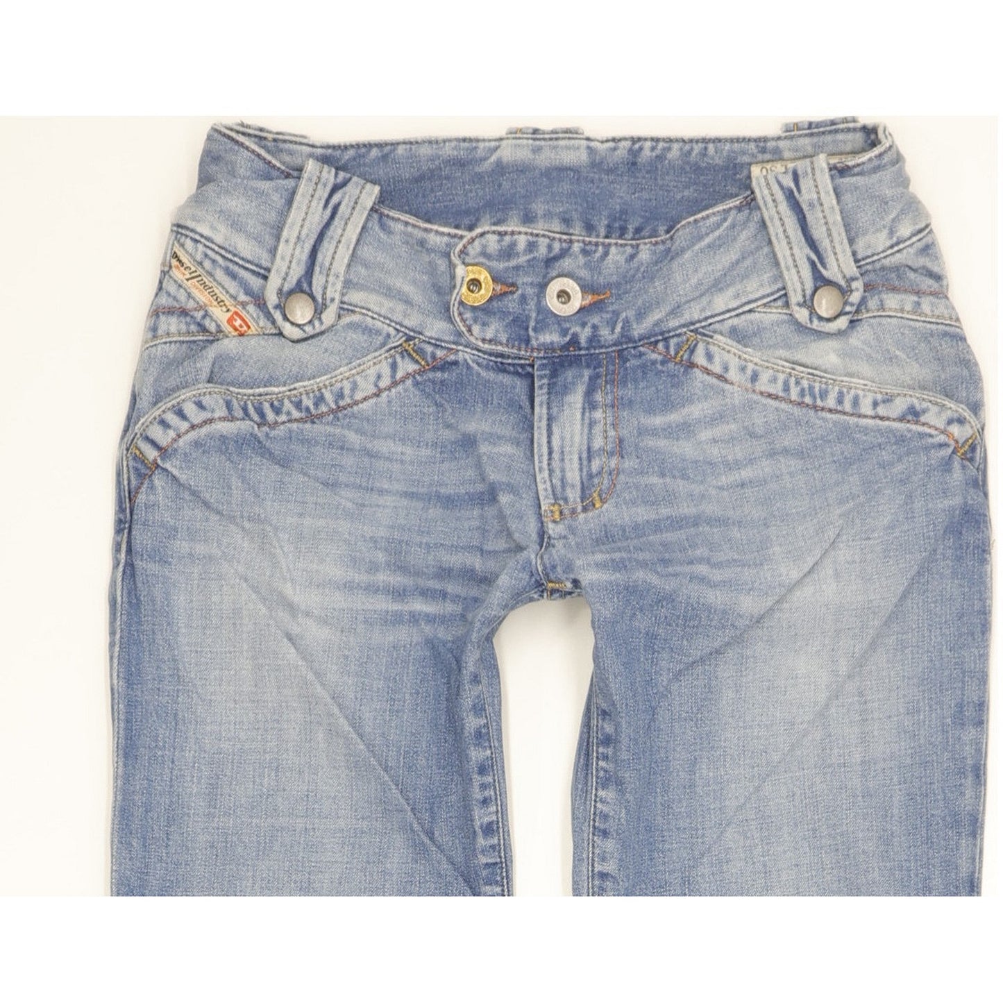 Diesel Moonie Women Blue Straight Slim Jeans W24 L29