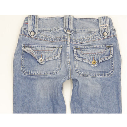 Diesel Moonie Women Blue Straight Slim Jeans W24 L29