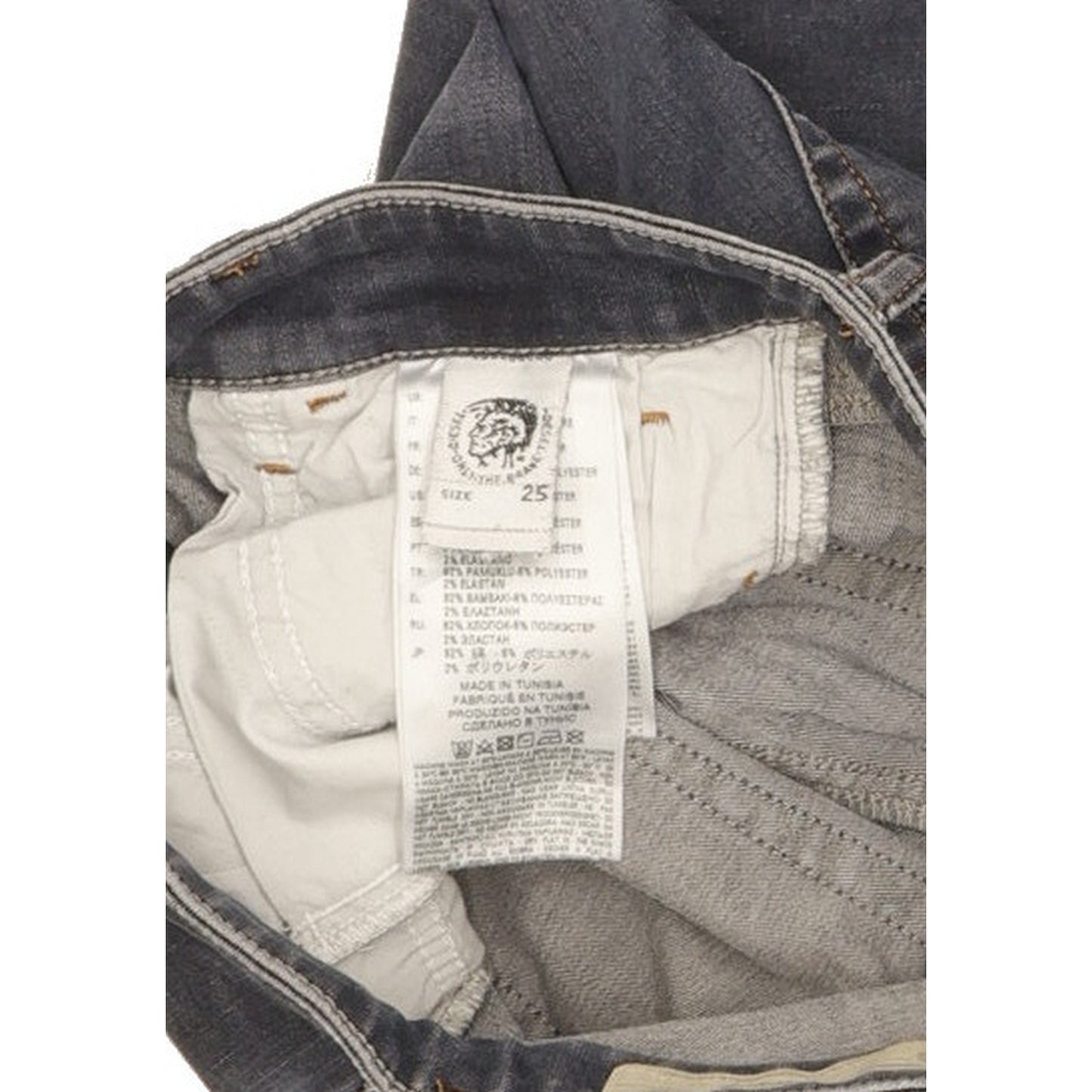 Diesel Slandy Women Blue Skinny Slim Stretch Jeans W25 L30