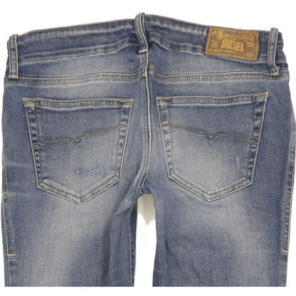 Diesel Grupee Women Blue Skinny Slim Stretch Jeans W27 L29