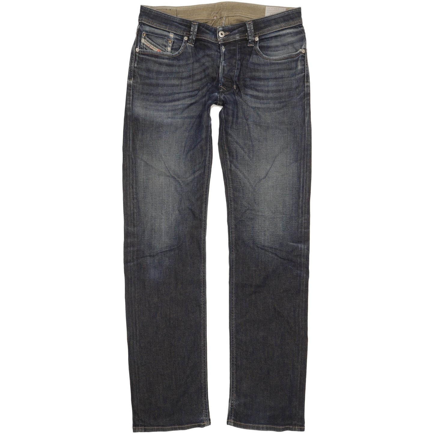 Diesel Larkee Men Blue Straight Regular Stretch Jeans W33 L36