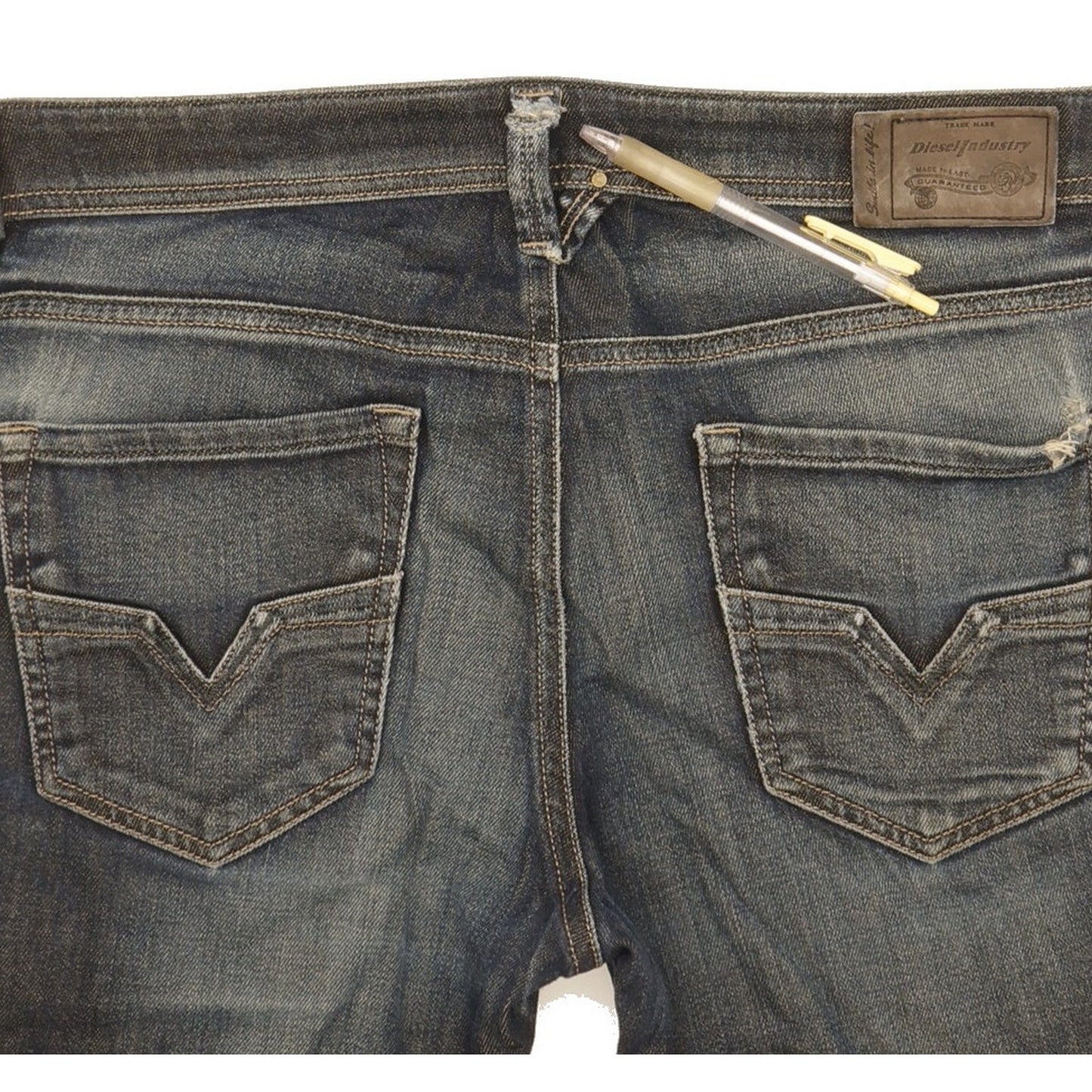 Diesel Larkee Men Blue Straight Regular Stretch Jeans W33 L36