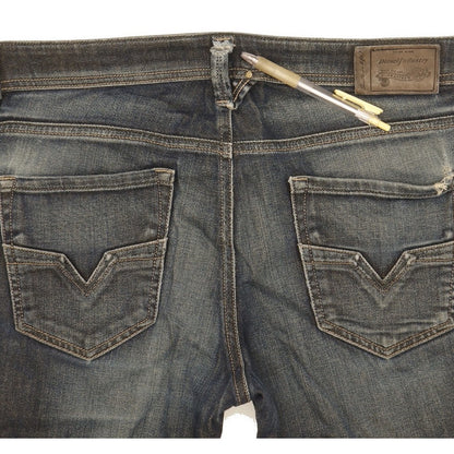 Diesel Larkee Men Blue Straight Regular Stretch Jeans W33 L36