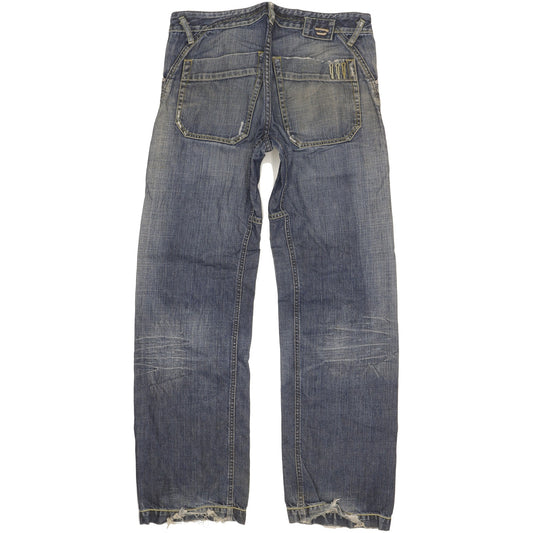Diesel Rumbum Men Blue Straight Regular Jeans W32 L32