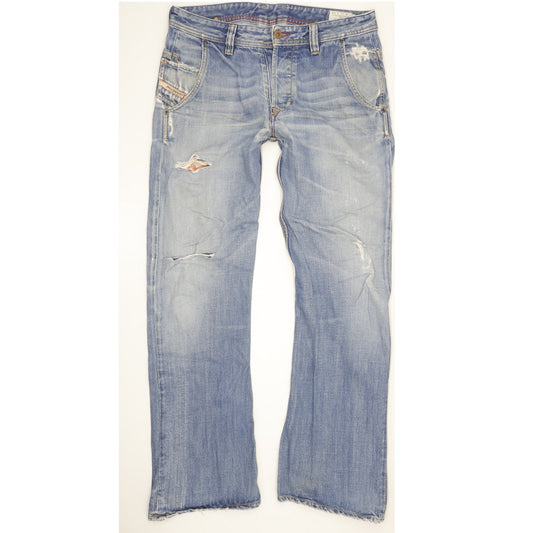 Diesel Preeto Men Blue Straight Regular Jeans W31 L32
