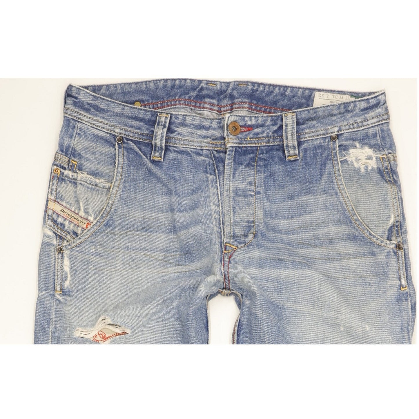 Diesel Preeto Men Blue Straight Regular Jeans W31 L32