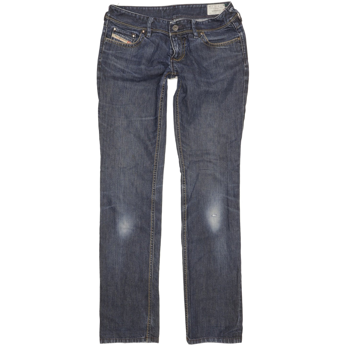Diesel Lowky Men Blue Straight Slim Jeans W30 L34