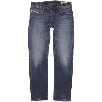 Diesel Waykee Men Blue Straight Regular Stretch Jeans W32 L32