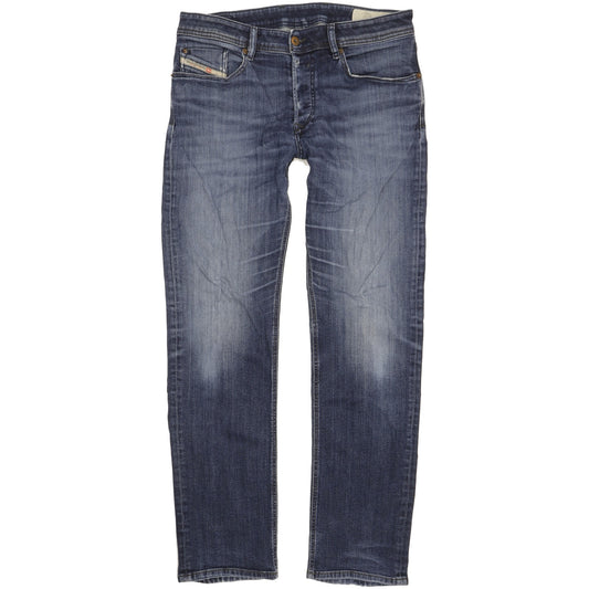 Diesel Waykee Men Blue Straight Regular Stretch Jeans W32 L32