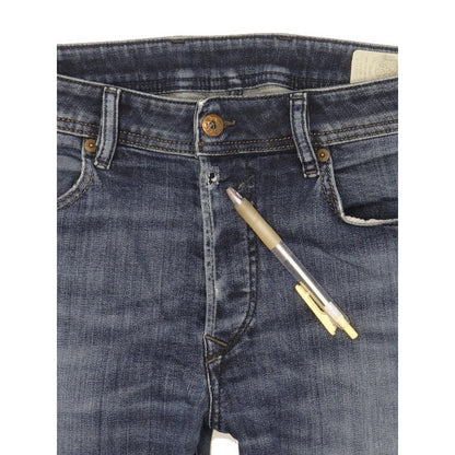 Diesel Waykee Men Blue Straight Regular Stretch Jeans W32 L32