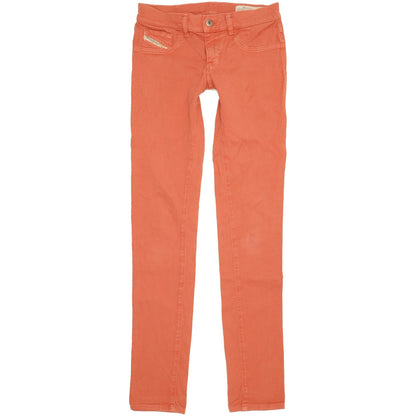 Diesel Livier Women Red Skinny Slim Stretch Jeans W28 L33