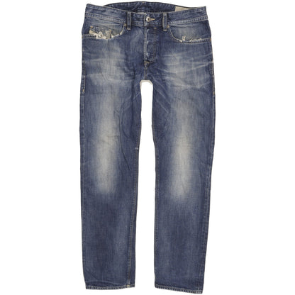Diesel Buster Men Blue Tapered Slim Jeans W32 L30