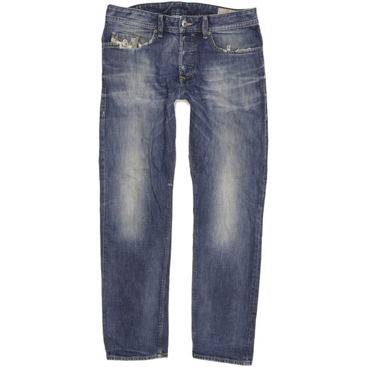 Diesel Buster Men Blue Tapered Slim Jeans W32 L30