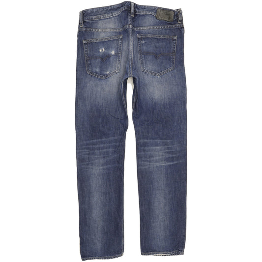 Diesel Buster Men Blue Tapered Slim Jeans W32 L30