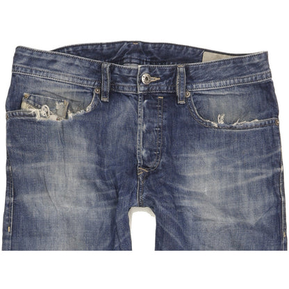 Diesel Buster Men Blue Tapered Slim Jeans W32 L30