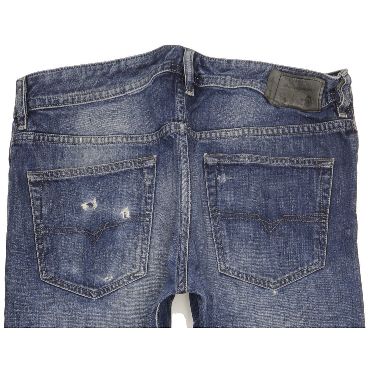 Diesel Buster Men Blue Tapered Slim Jeans W32 L30