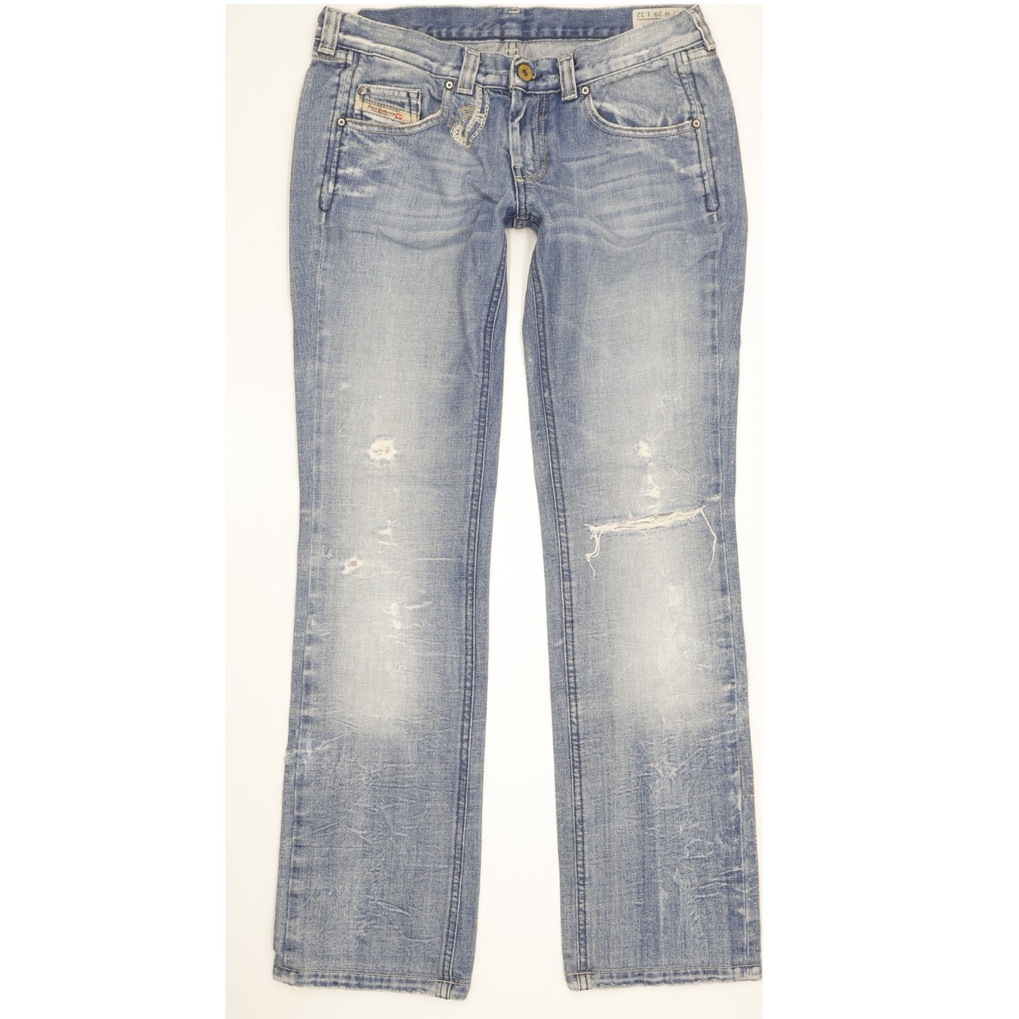 Diesel Doozy Men Blue Straight Slim Jeans W29 L31