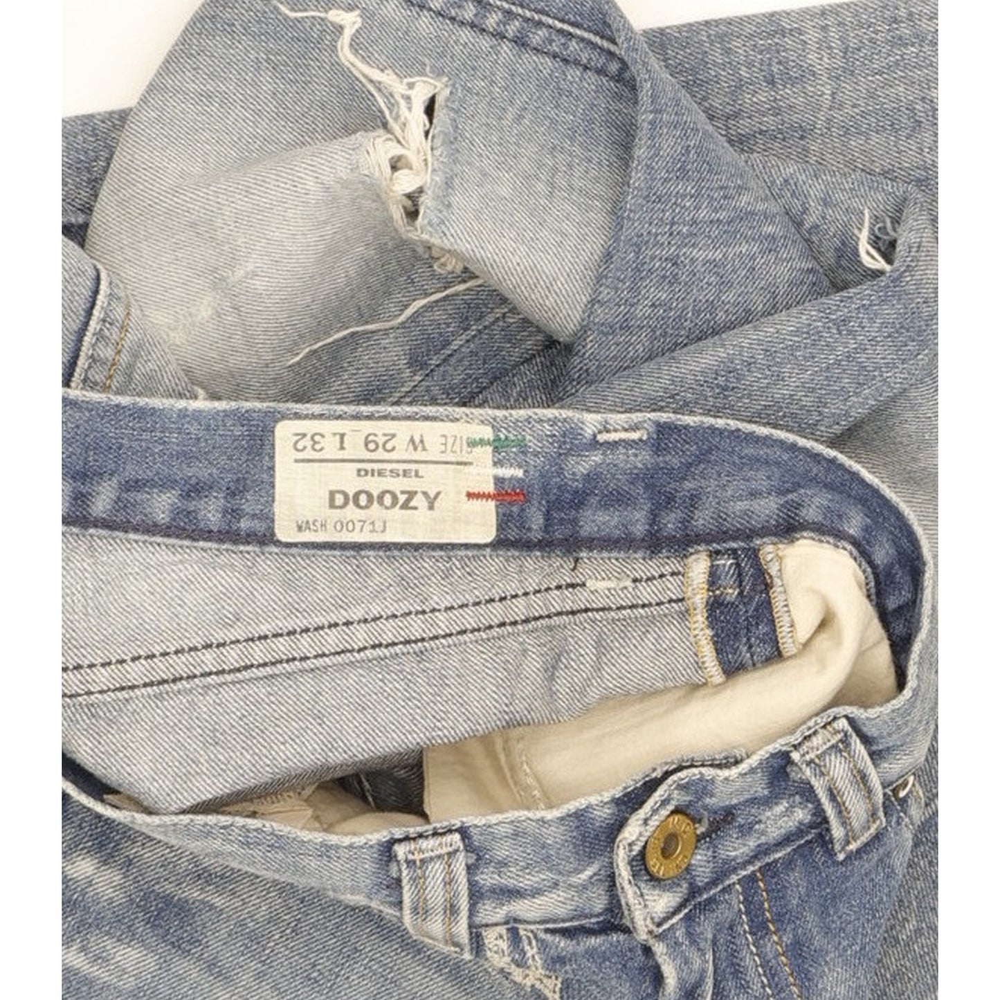 Diesel Doozy Men Blue Straight Slim Jeans W29 L31