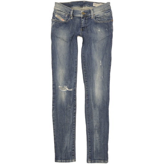 Diesel Getlegg Women Blue Skinny Slim Stretch Jeans W27 L32
