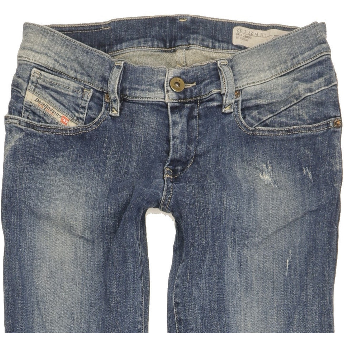 Diesel Getlegg Women Blue Skinny Slim Stretch Jeans W27 L32