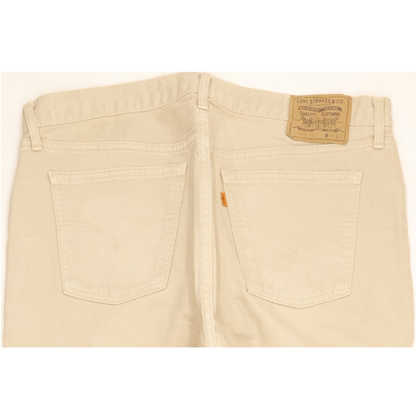 Levi's 615 Men Beige Straight Regular Jeans W40 L32