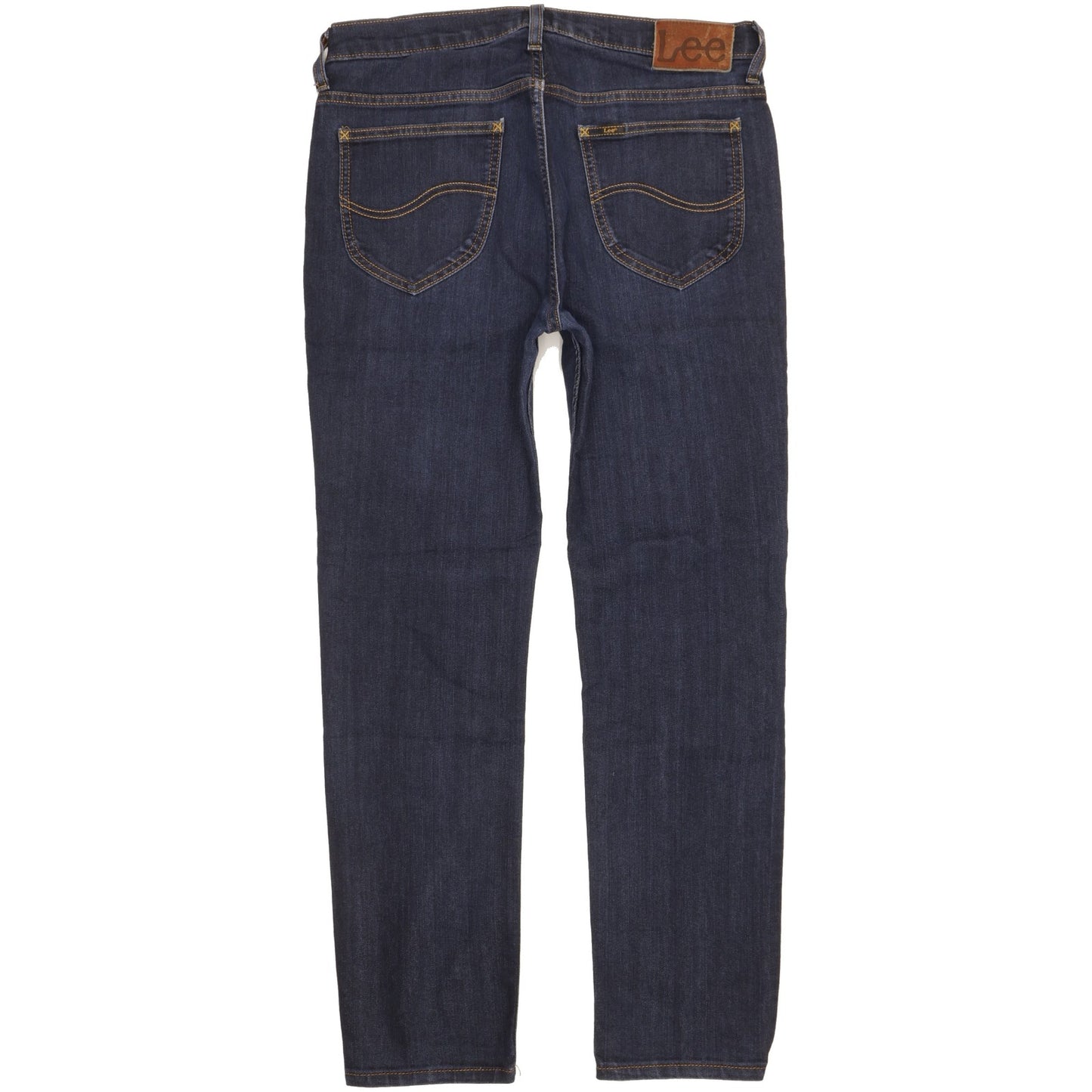 Lee Rider Men Blue Straight Regular Stretch Jeans W32 L29