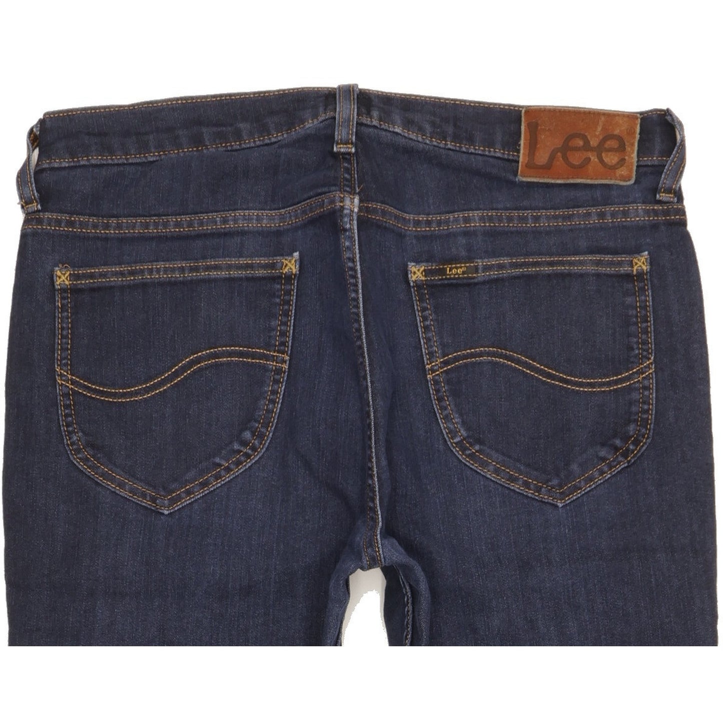 Lee Rider Men Blue Straight Regular Stretch Jeans W32 L29