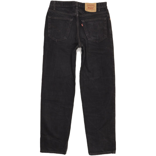 Levi's 550 Men Black Straight Relaxed Jeans W33 L32