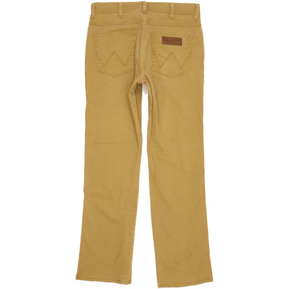 Wrangler Arizona Men Brown Straight Regular Stretch Jeans W33 L31
