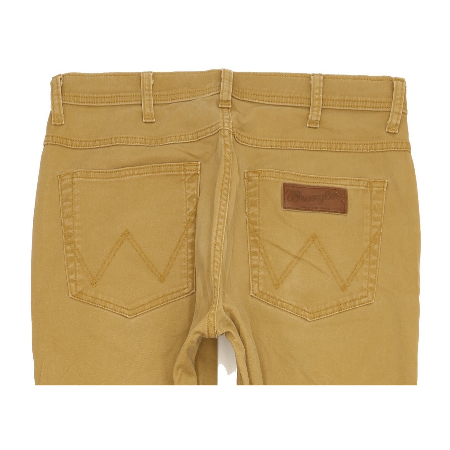 Wrangler Arizona Men Brown Straight Regular Stretch Jeans W33 L31