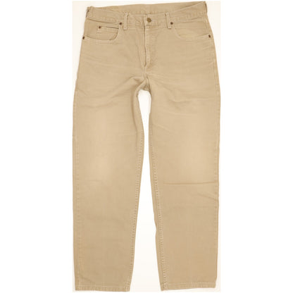 Lee Kansas Men Beige Straight Regular Jeans W36 L31