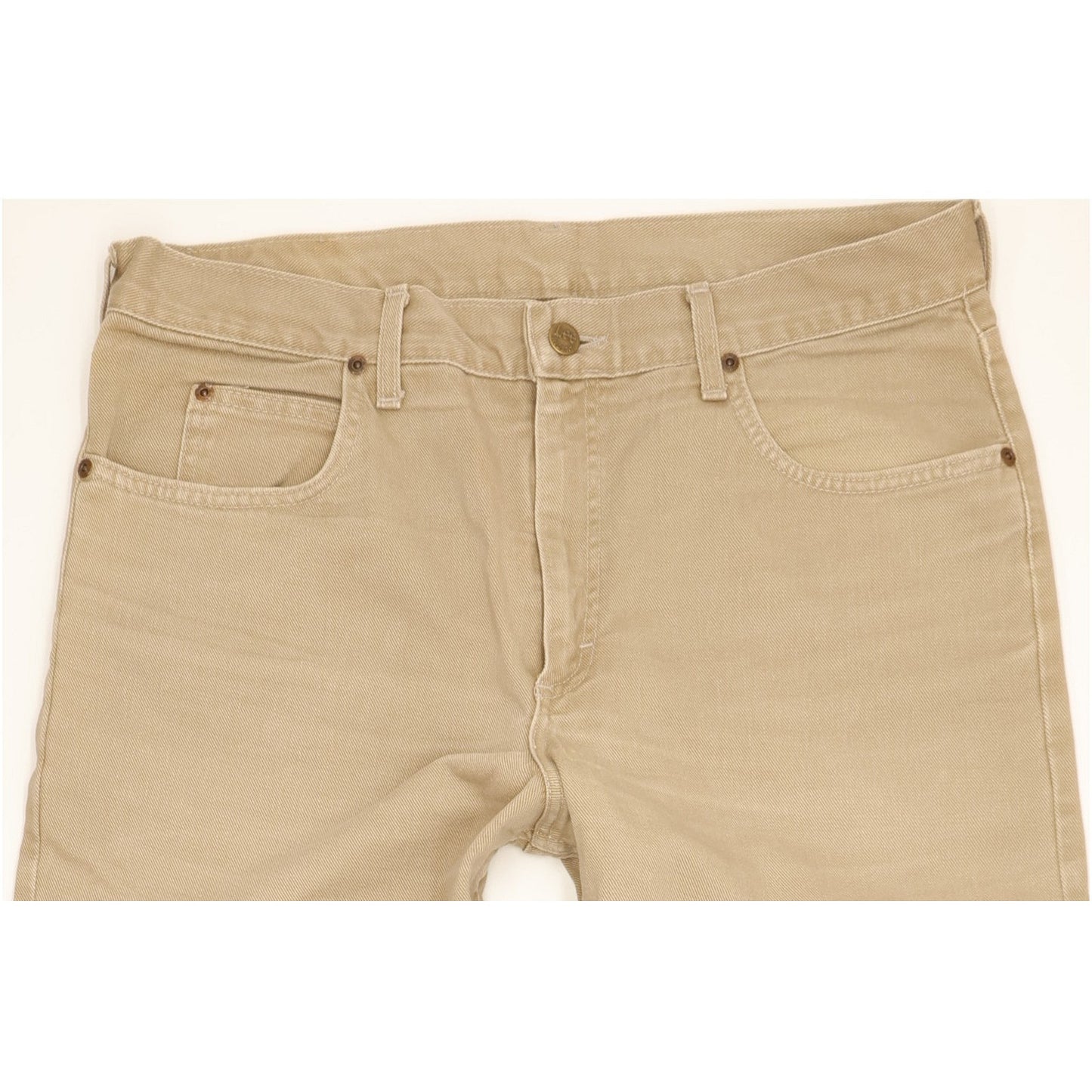 Lee Kansas Men Beige Straight Regular Jeans W36 L31