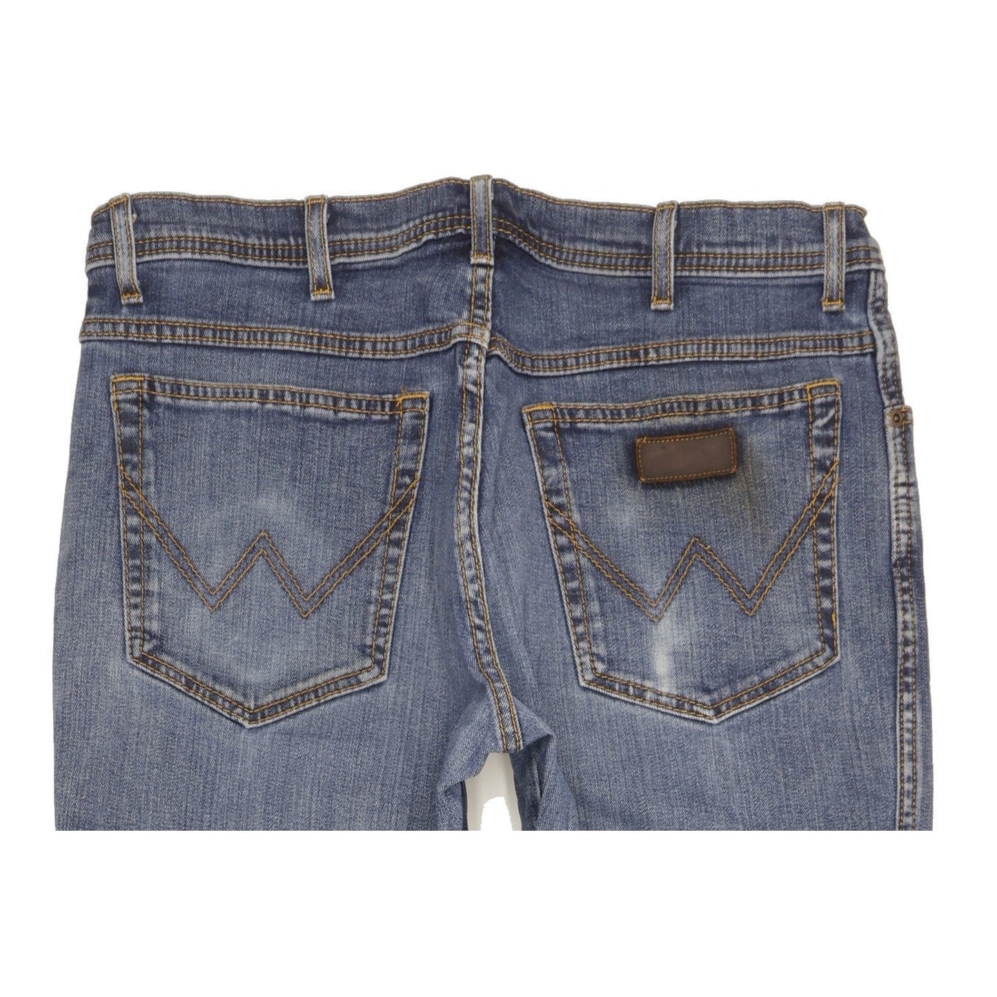 Wrangler Texas Men Blue Straight Regular Stretch Jeans W36 L33