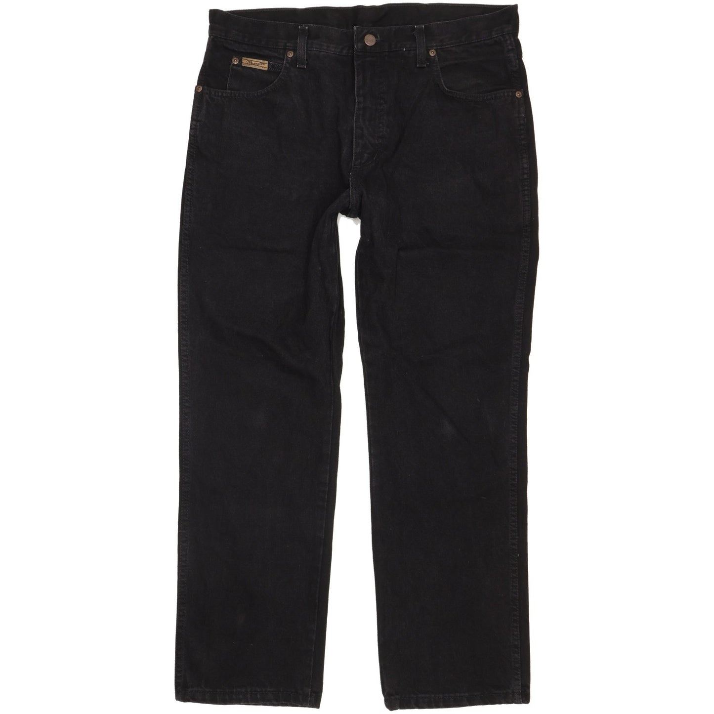 Wrangler Texas Men Black Straight Regular Jeans W36 L30