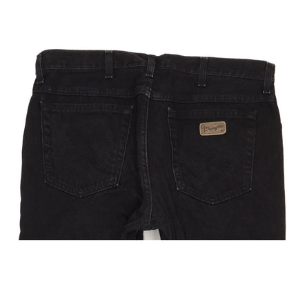 Wrangler Texas Men Black Straight Regular Jeans W36 L30