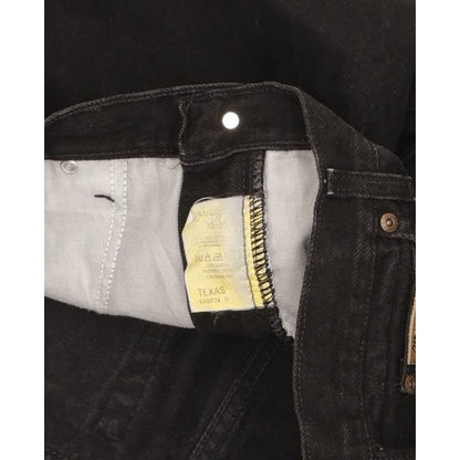 Wrangler Texas Men Black Straight Regular Jeans W36 L30