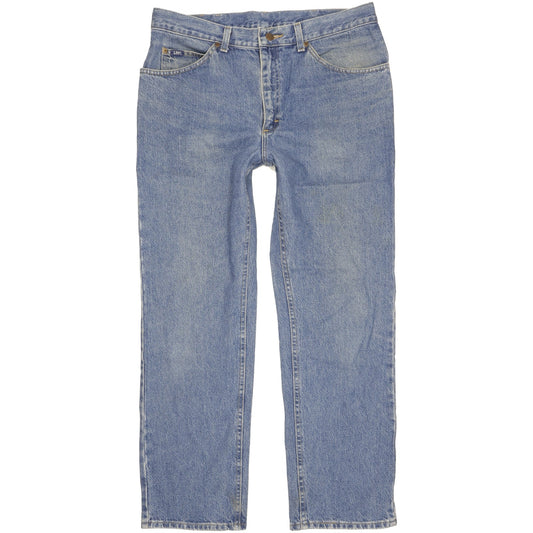 Lee Men Blue Straight Regular Jeans W36 L30