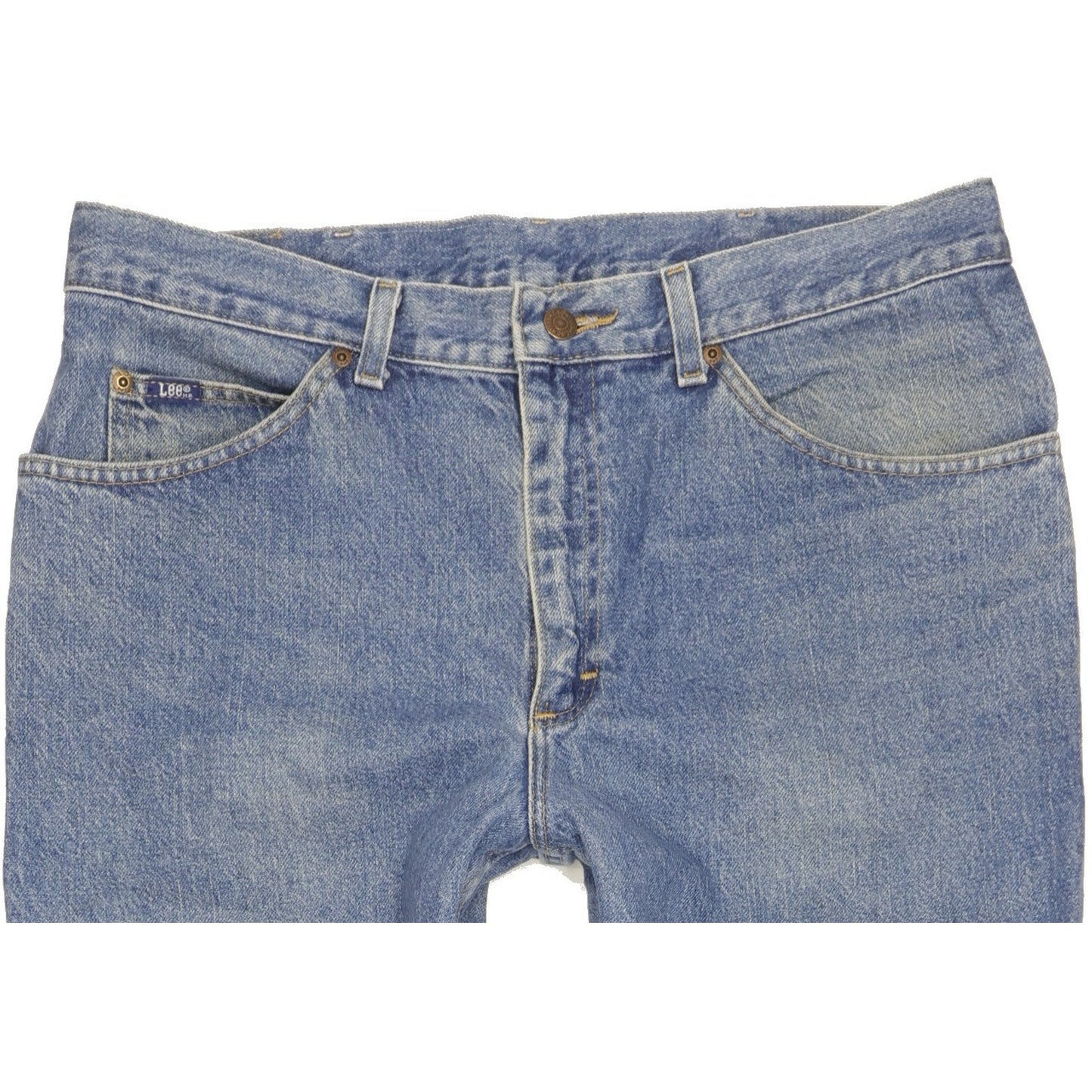 Lee Men Blue Straight Regular Jeans W36 L30
