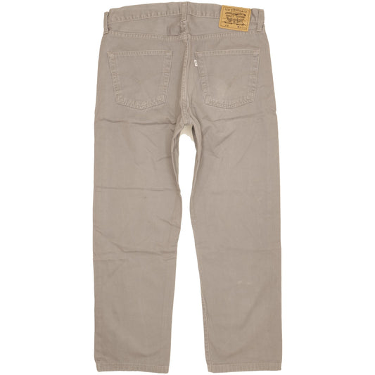 Levi's 615 Men Grey Straight Regular Jeans W36 L28
