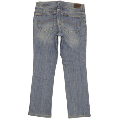 Lee Leola Women Blue Straight Slim Stretch Jeans W30 L28