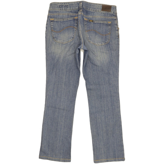 Lee Leola Women Blue Straight Slim Stretch Jeans W30 L28