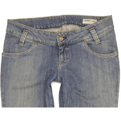 Lee Leola Women Blue Straight Slim Stretch Jeans W30 L28