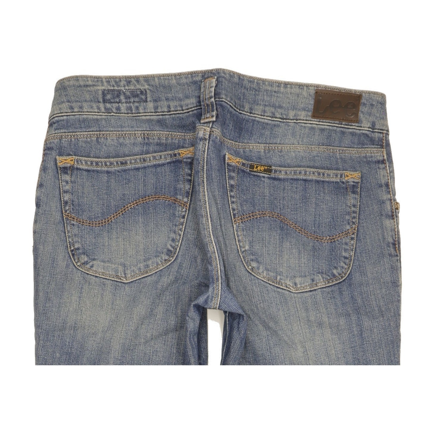 Lee Leola Women Blue Straight Slim Stretch Jeans W30 L28