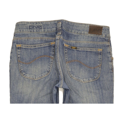 Lee Leola Women Blue Straight Slim Stretch Jeans W30 L28