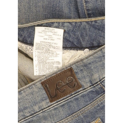 Lee Leola Women Blue Straight Slim Stretch Jeans W30 L28
