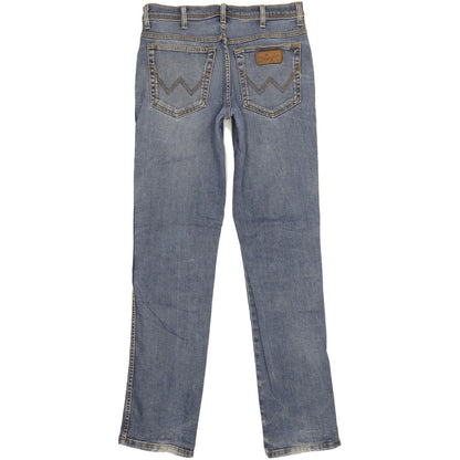Wrangler Texas Men Blue Straight Regular Stretch Jeans W34 L35
