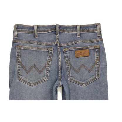 Wrangler Texas Men Blue Straight Regular Stretch Jeans W34 L35