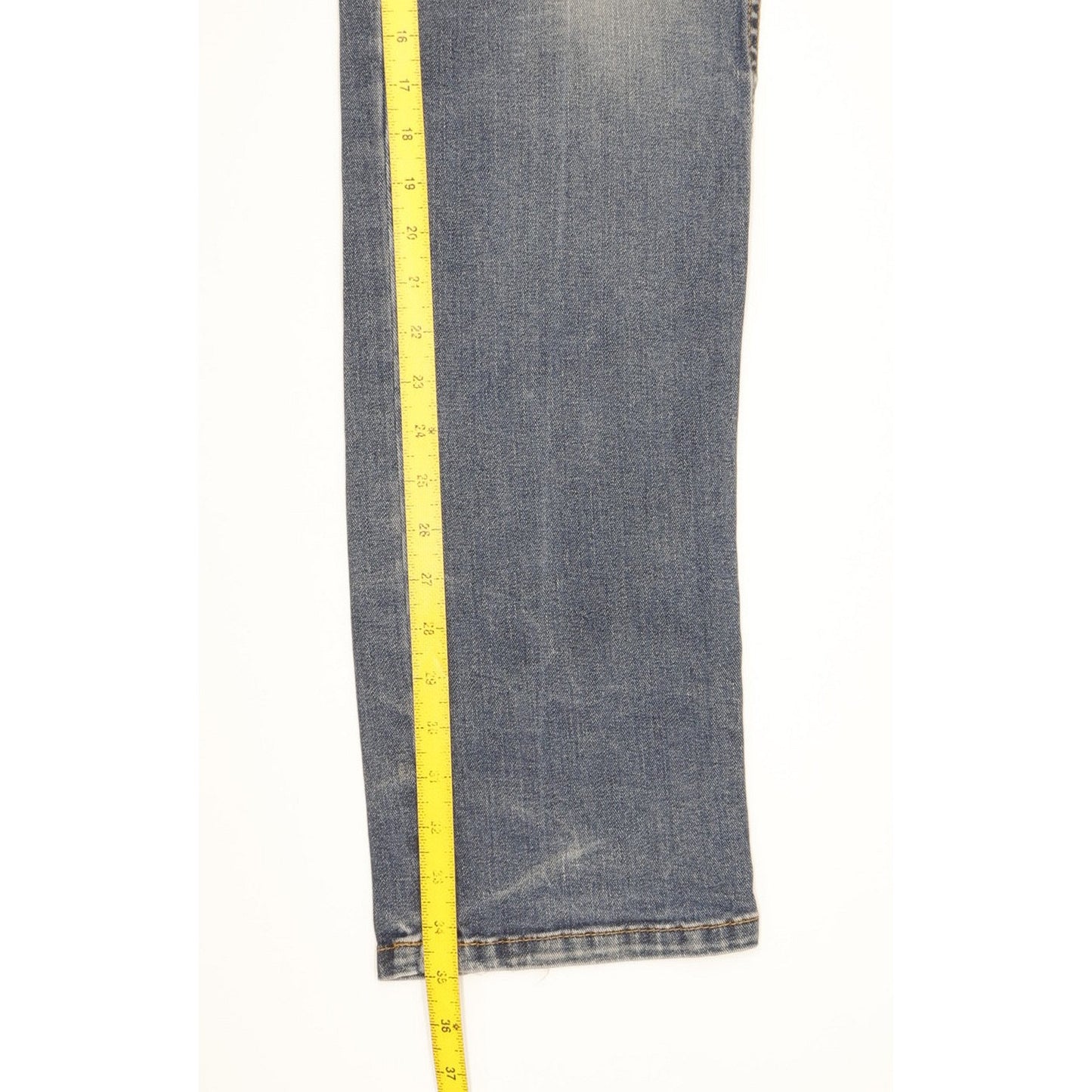 Wrangler Texas Men Blue Straight Regular Stretch Jeans W34 L35