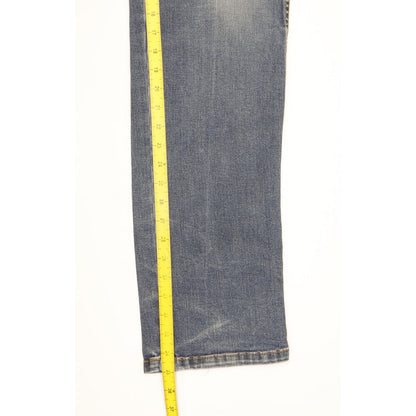 Wrangler Texas Men Blue Straight Regular Stretch Jeans W34 L35