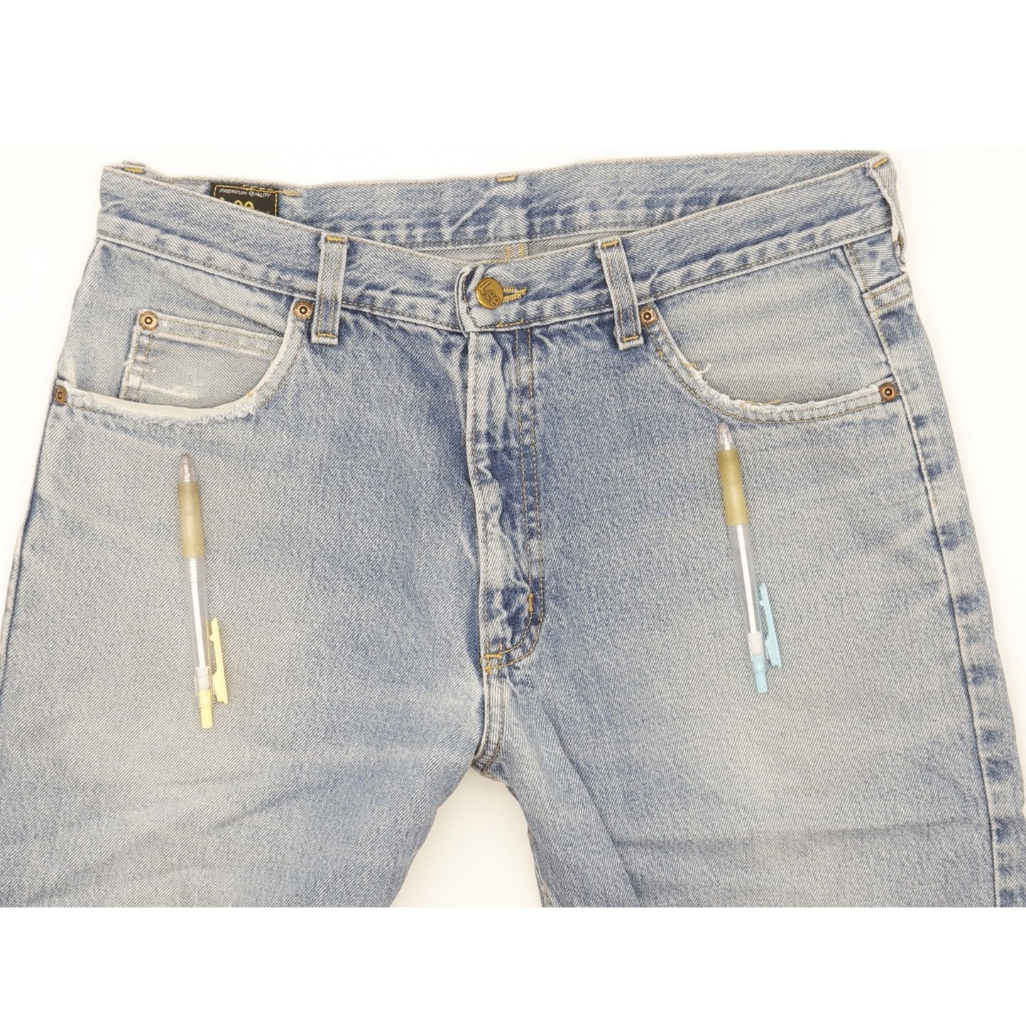 Lee Portland Men Blue Straight Regular Jeans W34 L31